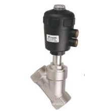 2/2 way Piston Operated Angle seat valves for neutral and aggressive liquids and gases KLJZF Series